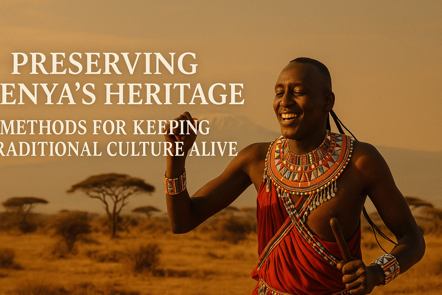 Methods of preserving traditional culture in kenya