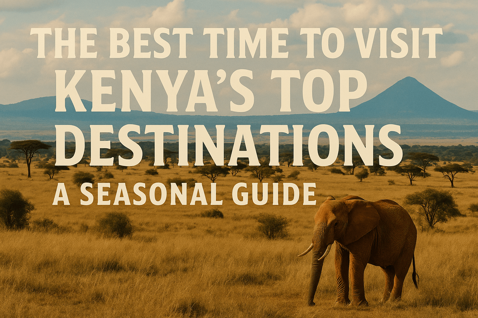 The Best Time to Visit Kenya’s Top Destinations: A Seasonal Guide